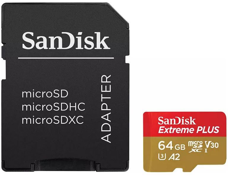 SANDISK Extreme Plus 64GB Micro SDXC Speicherkarte max. 200 MB/s für 8,99€ (statt 20€)