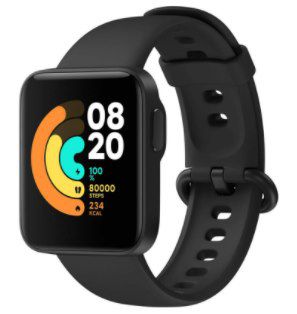 Xiaomi Mi Watch Lite GPS Smartwatch in Schwarz für 37,49€ (statt 44€)
