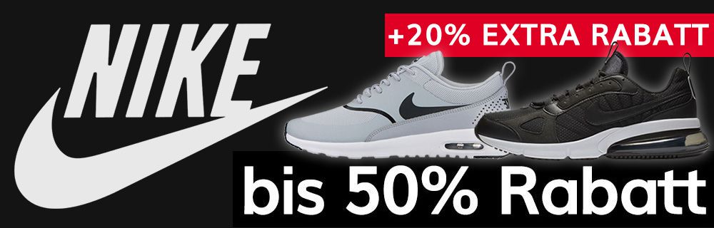 Nike mit 20% Extra-Rabatt für Nike Member
