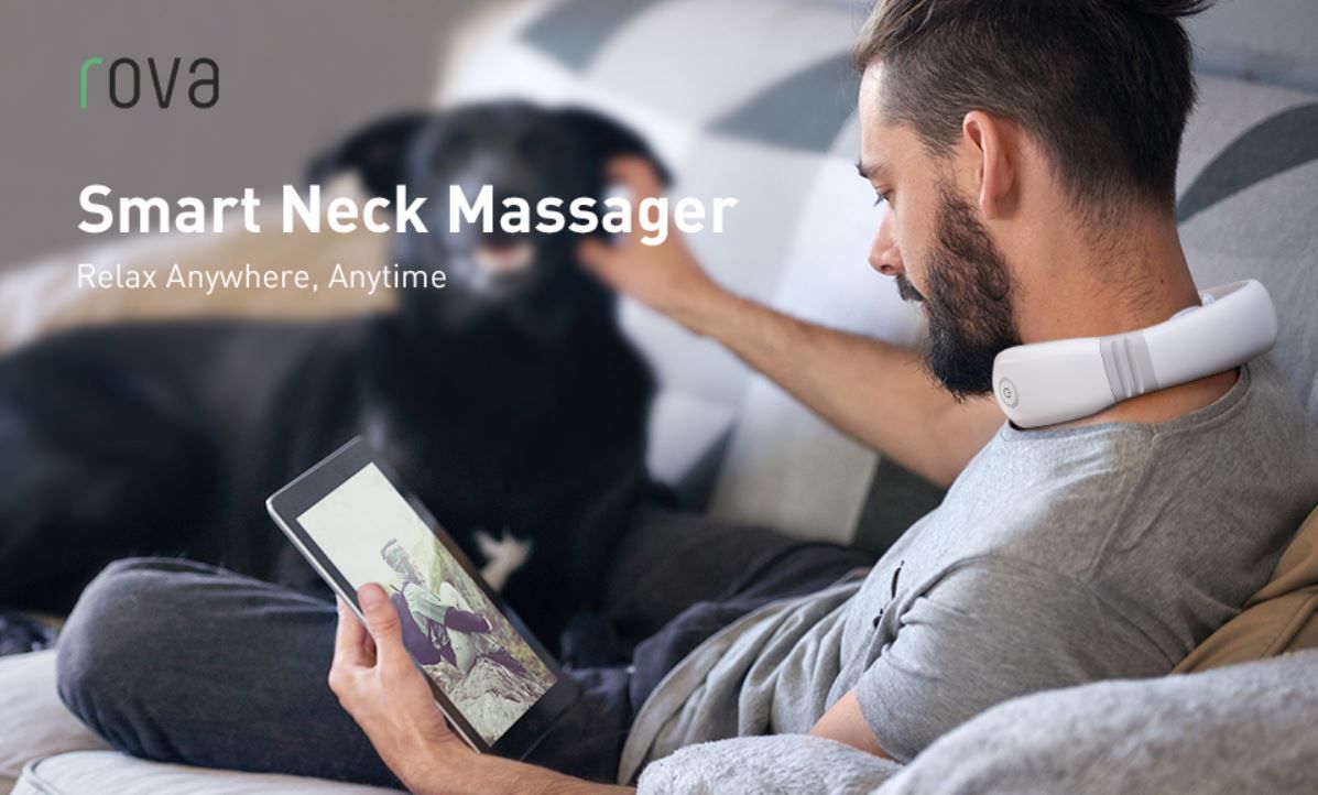 Rova Nackenmassagegerät mit Wärmefunktion für 29,99€ (statt 43€)