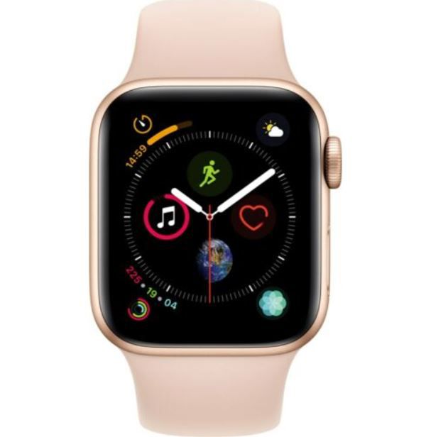 Apple Watch Series 4 GPS+LTE 40mm Gold Alu Pink Sportband für 179,91€ (statt 269€)