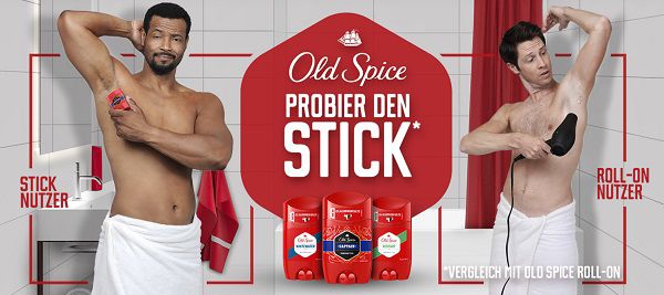 Update! Old Spice Deo Stick gratis ausprobieren