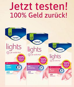 TENA Lights kostenlos ausprobieren