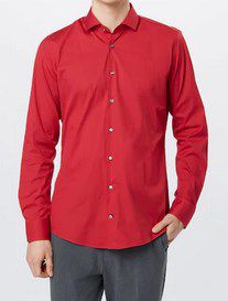 JOOP! Slim Fit Business Hemd in Rot für 23,95€ (statt 40€)