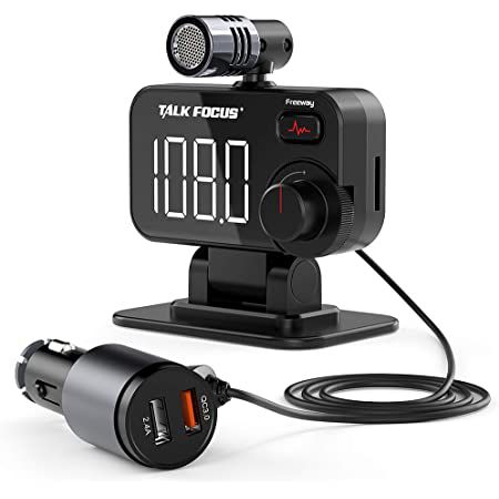 Knofarm BT92   Bluetooth FM Transmitter mit QC 3.0 für 8€ (statt 22€)   Prime