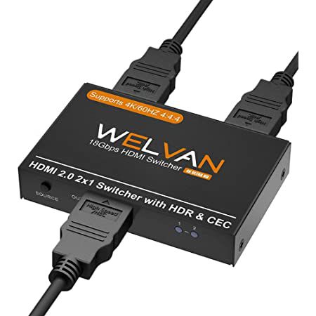 WELVAN 2in1 HDMI Switch für 9,99€ (statt 20€)   Prime