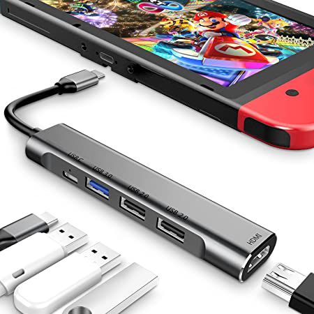 3XI USB C Hub mit 100W PD, 1x HDMI, 1x USB C, 2x USB & USB 3.0 für 12,99€ (statt 26€)   Prime