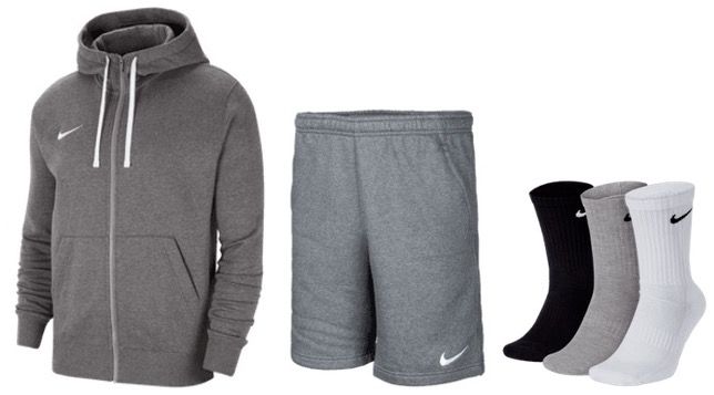 Nike Team Park 20 Outfit (Kapuzenjacke, Shorts, 3x Socken) für 59,95€ (statt 70€)