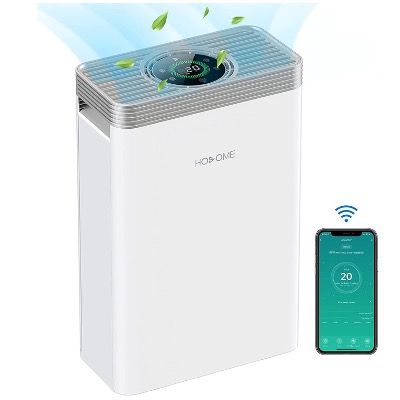 Hosome Luftreiniger H13 mit HEPA Luftfilter mit Schlafmodus 22dB und LED Touchscreen und Alexa für 69,99€ (statt 140€)