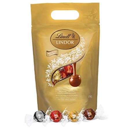 Lindt LINDOR Misch Beutel Schokoladen Kugeln (ca. 80 Kugeln) ab 21,84€ (statt 26€)