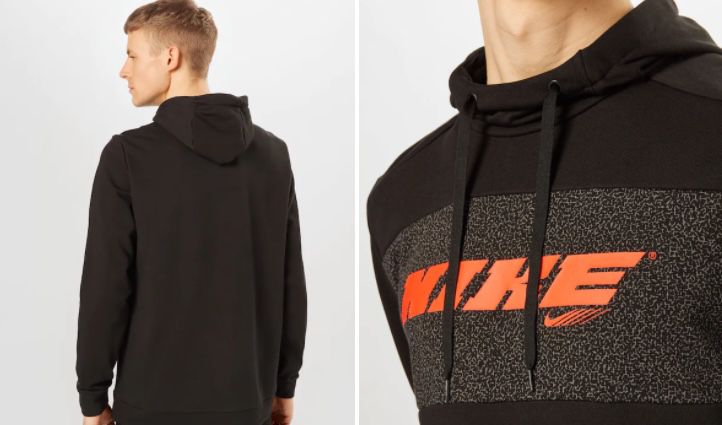 Nike Hoodie Dri FIT Sport Clash in Schwarz für 22,45€ (statt 44€)