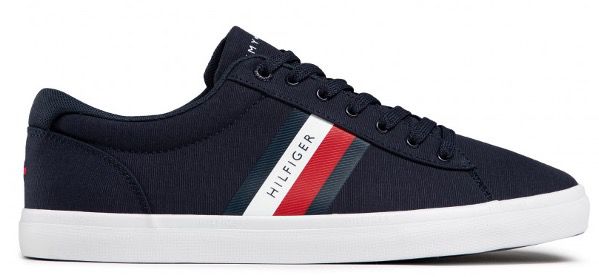 Tommy Hilfiger Essential Stripes Trainers Desert Sky in Dunkelblau für 44,05€ (statt 57€)