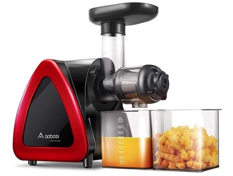 Aobosi Profi Entsafter SlowJuicer aus Edelstahl mit Saftkanne & Bürste für 44,99€ (statt 100€)