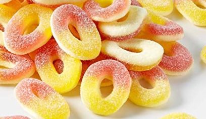 5x 1kg Trolli Pfirsichringe für 12,91€ (statt 21€)   Prime