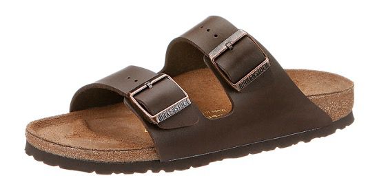 Birkenstock Arizona aus Birkoflor Pantoletten in Schmal für 23,99€ (statt 43€)   nur bis 45