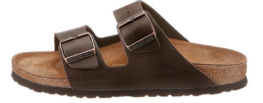 Birkenstock Arizona aus Birkoflor Pantoletten in Schmal für 23,99€ (statt 43€)   nur bis 45