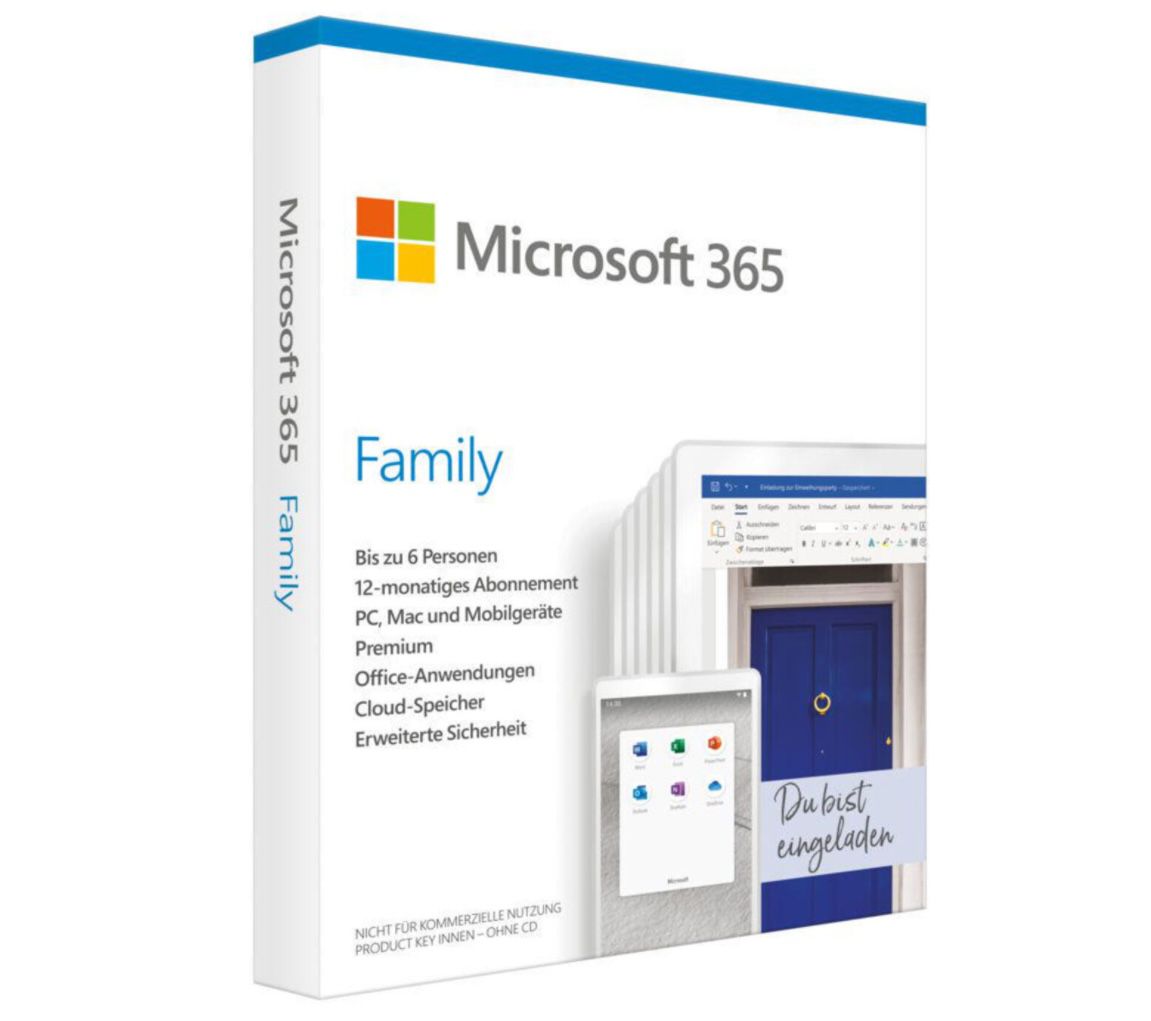15 Monate Microsoft 365 Family bis zu 6 Nutzer + Norton 360 Deluxe für 52,94€ (statt 64€)