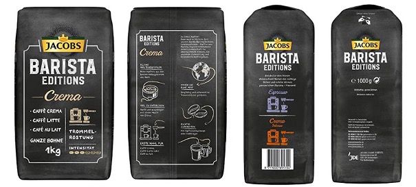 1kg Kaffeebohnen Jacobs Barista Editions Crema ab 9,89€ (statt 15€)