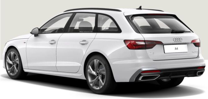 Gewerbe: AUDI A4 Avant S line 35 TFSI mit Schaltgetriebe und 150PS ab 209€ netto   LF 0,69