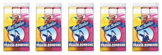 5x 3er Pack Ahoj Brause Brause Bonbon Stangen (je Zitrone, Cola, Himbeere) für 2,21€   Prime