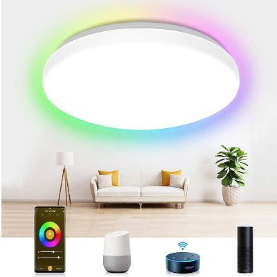 Etersky Smart LED Deckenleuchte 2000LM 24W RGBW IP54 mit Alexa & Google für 34,99€ (statt 50€)