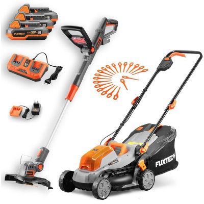 Fuxtec 20V Akku Garten Set: Rasenmäher & Rasentrimmer für 229€ (statt 279€)