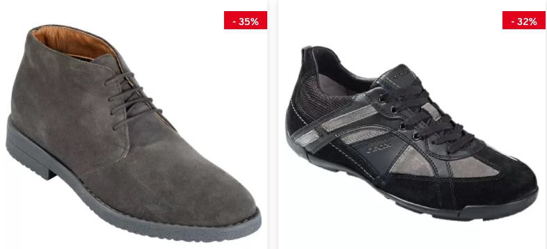 Geox Sale beim Vorteilshop + 30% Extra Rabatt   z.B. Geox Pantolette für 45€ (statt 56€)