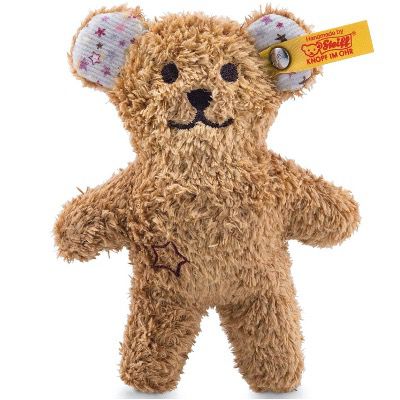 Steiff Mini Knister Teddybär mit Rassel 11cm 240669 in Braun für 10,72€ (statt 17€)