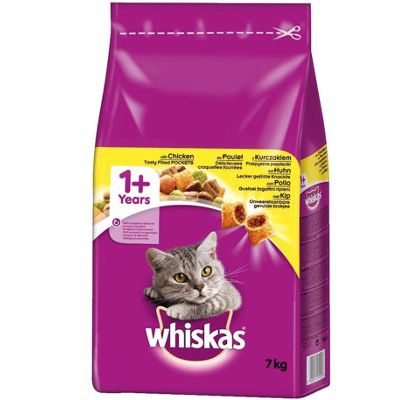 Whiskas 1+ Adult Huhn im 7kg Sack ab 11,54€ (statt 20€)   Prime Sparabo