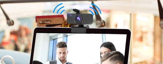 Walkbee Webcam mit digitalem Mikrofon und 1080P HD für 13,49€ (statt 27€)