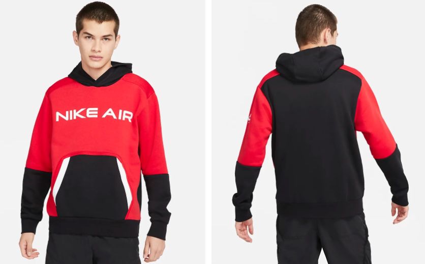 Nike Air Fleece Pullover in Rot für 31,83€ (statt 50€)