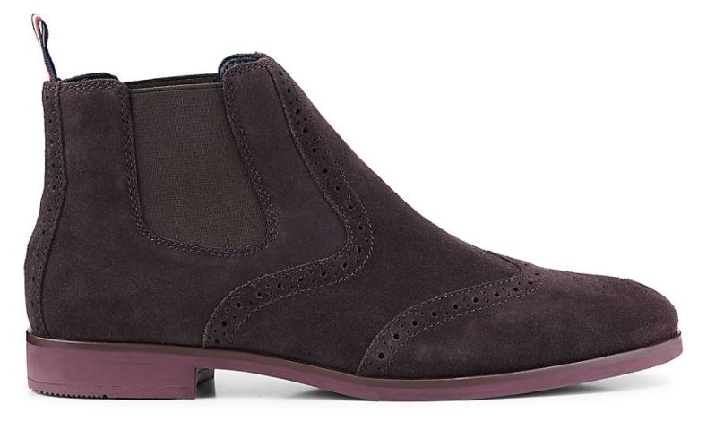 Tommy Hilfiger Chelsea Boots in Mittelbraun aus Rauleder für 56€ (statt 110€)   nur in 43, 44