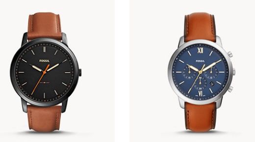 Fossil mit 30% Rabatt auf ausgewählte Herrenuhren + 15% Gutschein   z.B. Copeland Leder Schwarz für 58,91€ (statt 89€)