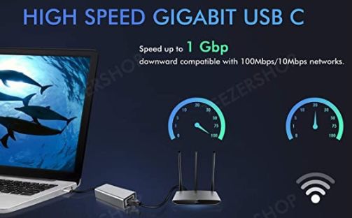 USB C auf Ethernet Adapter für 9,74€ (statt 15€)   Prime