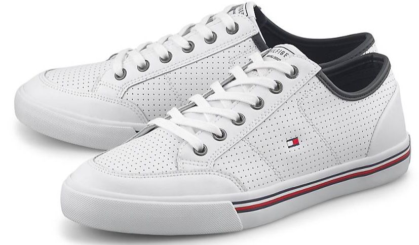 Tommy Hilfiger Core Signature Leder Sneaker für 55,98€ (statt 70€)