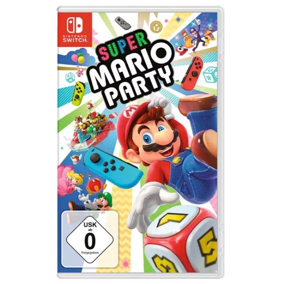 2er Set Nintendo Switch Joy Con Controller + Super Mario Party für 90,49€ (statt 114€)