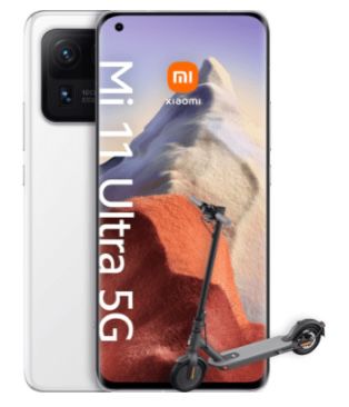 Xiaomi Mi 11 Ultra 5G mit 256GB + Xiaomi Mi Scooter 1S für 1€ + o2 Allnet Flat mit 120GB LTE/5G für 59,99€ mtl.