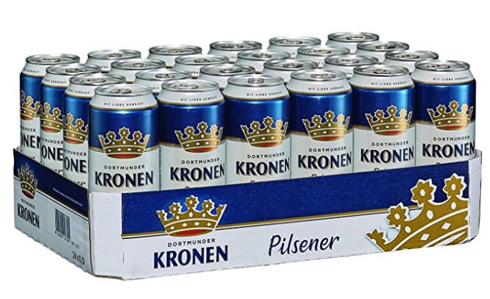 Pfandfehler: 24er Tray Dortmunder Kronen Pilsener (je 0,5 L) für 16,56€   Prime
