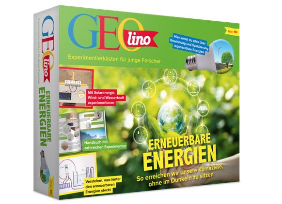 Franzis Geolino Experimentierkasten Erneuerbare Energien für 19,95€ (statt 29€)   oder 2x für 33,91€