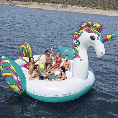 Bestway Badeinsel Float‘N Fashion Riesen Einhorn 419x603x277cm für 111,64€ (statt 193€)