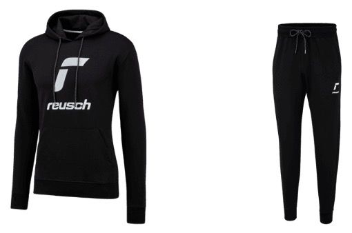 Reusch Baumwoll Jogginganzug Essentials Logo in S bis XXL für 39,95€ (statt 90€)