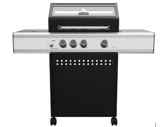 Grillfürst S330G 3 Edelstahlbrenner Gasgrill mit Seitenkocher und Gusseisen Rost für 349€ (statt 549€)