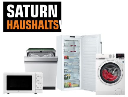 Die neue Saturn Haushaltswoche   z.B. Samsung Waschmaschine 9kg für 389€ (statt 491€)