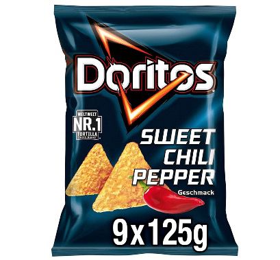 9er Pack Doritos Paprika oder Sweet Chili Pepper Tortilla Nachos ab 5,35€ (statt 14€)