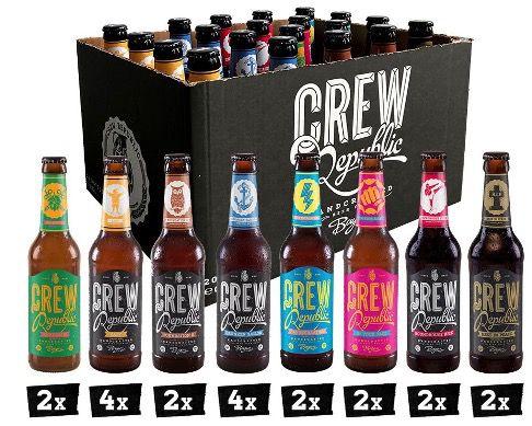 Prime Day Bier & Co. frei Haus   z.B.  CREW Republic Craft Bier Mix 20x 0,33 Liter für 26,99€ (statt 36€)