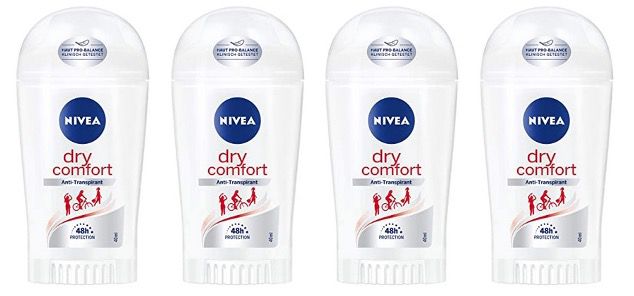 4x NIVEA Dry Comfort 48h Deo Stift Antitranspirant Stick je 40ml für 5,95€ (statt 8€)