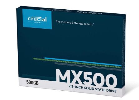 Crucial MX500   500GB interne SSD für 49,99€ (statt 56€)