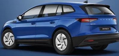 Privat: Skoda ENYAQ iV 50 Elektro mit 148 PS in Energy Blau für 124€ mtl.   LF: 0.41