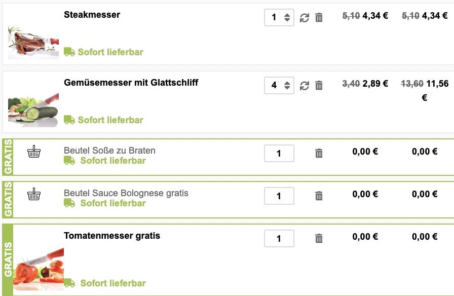 4x Victorinox Gemüsemesser + 1 Steakmesser + 1 Tomatenmesser für 15,89€