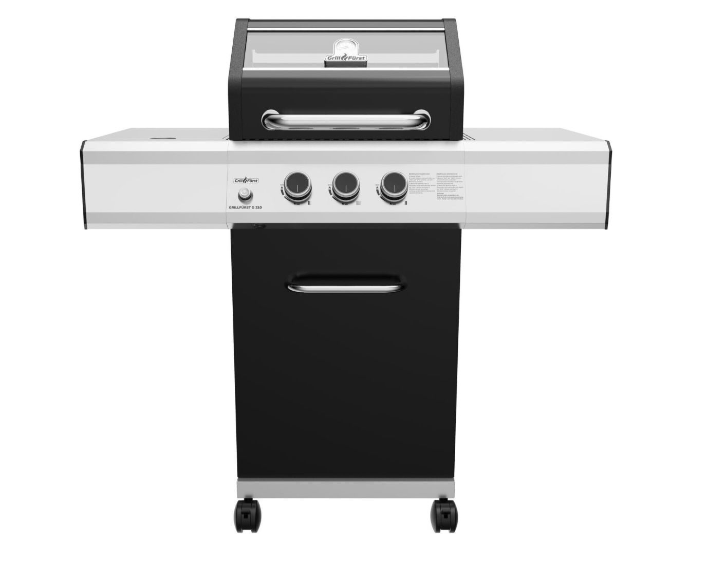 Grillfürst G210G 2 Brenner Gasgrill mit Hochtemperaturbrenner Gusseisen Rosten für 399€ (statt 519€)